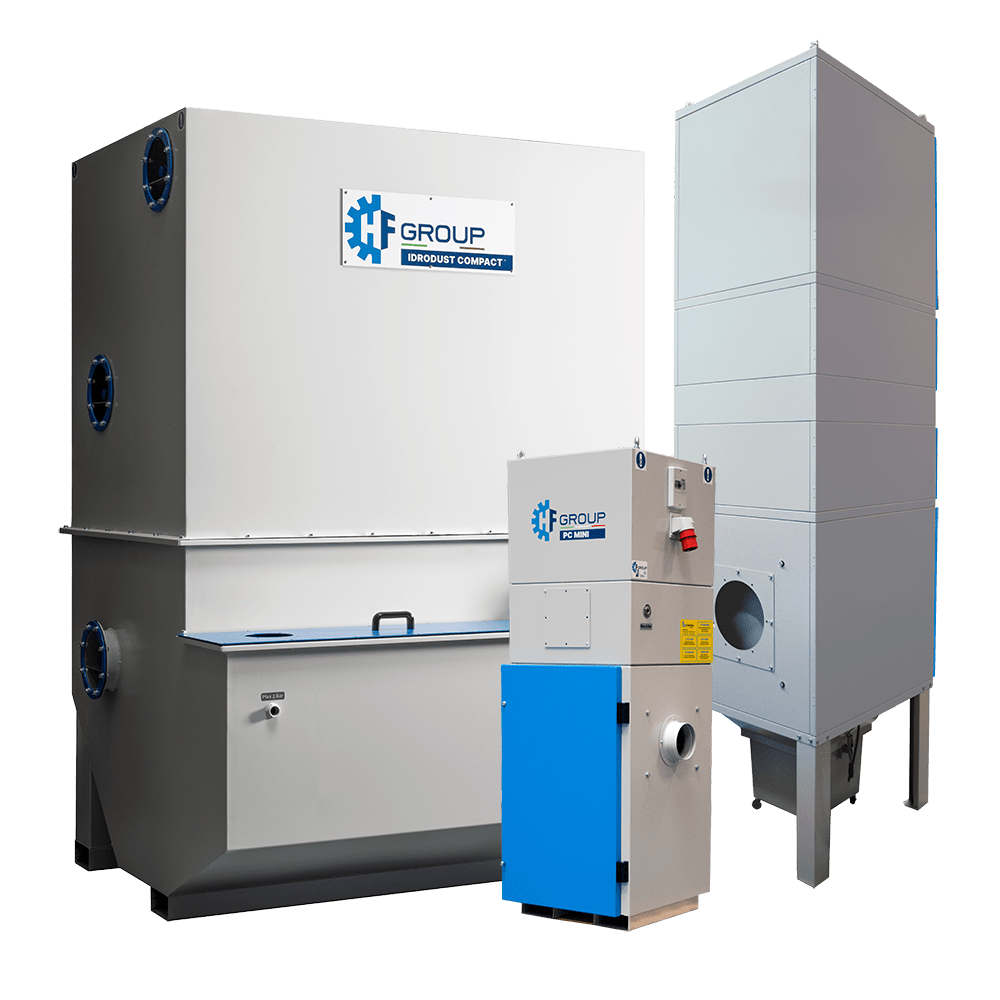 Dust-dry-smoke filtration